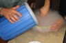 Making liquid nitrogen ice cream