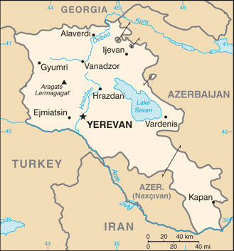 Armenia map