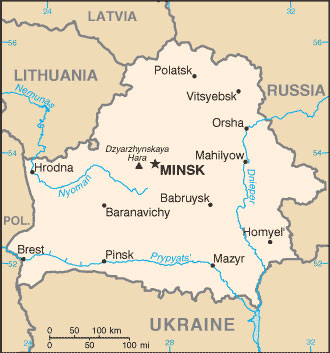 Belarus map