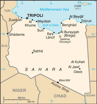 Libya map