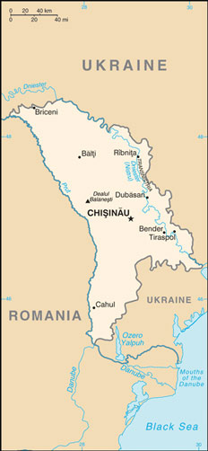 Moldova map