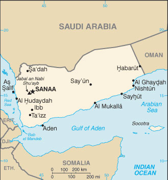 Yemen map