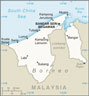 Map of Brunei