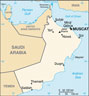 Map of Oman